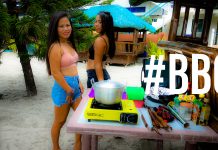 Buffalo Wings, Pork Chops, Corn on the Cob, & a Tuna Cooking on 3 Barbecue Grills AT THE SAME TIME! 2021 0128 BBQ on Baloy Beach Barrio Barretto Philippines Barbecue Outdoor Cooking Show