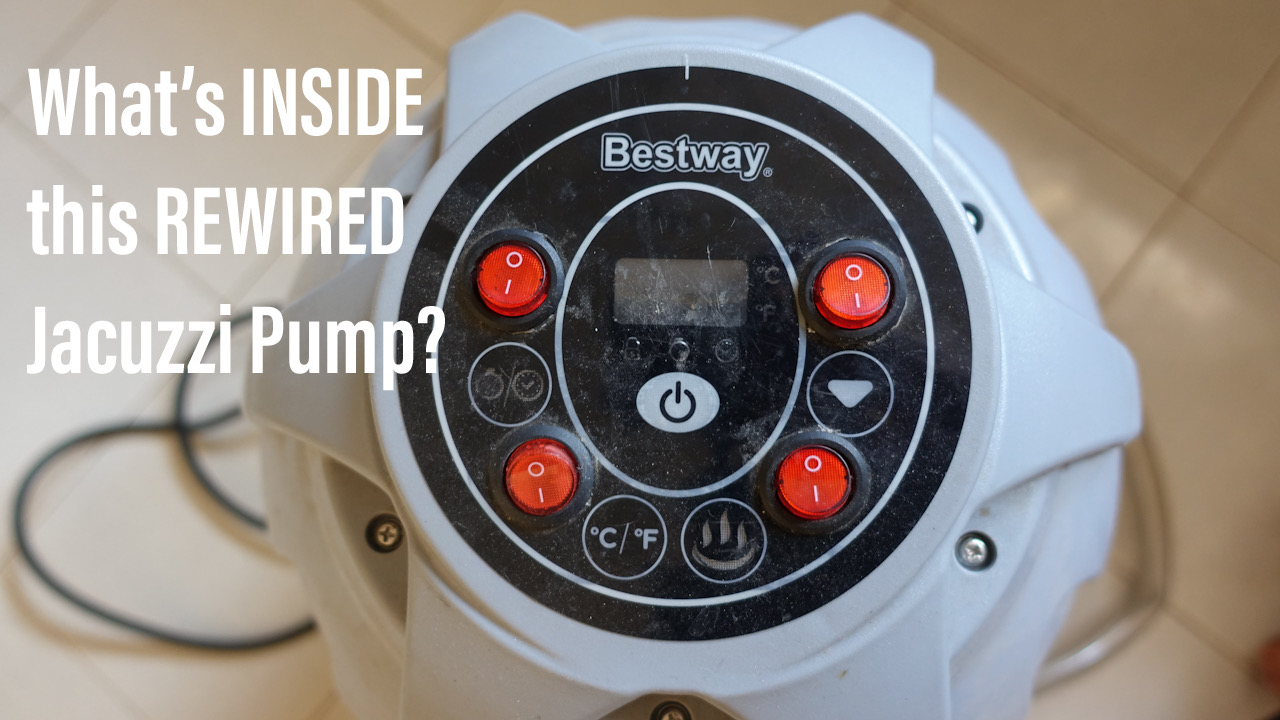 What's Inside this REWIRED Portable Jacuzzi Pump? Let's Take a Look.