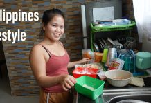 Filipina Wife #2 Has a Secret Recipe for Pork Fried Steak! 2022 0520 Philippines Lifestyle Pork Fried Steak in Cast Iron Outdoor Cooking Show