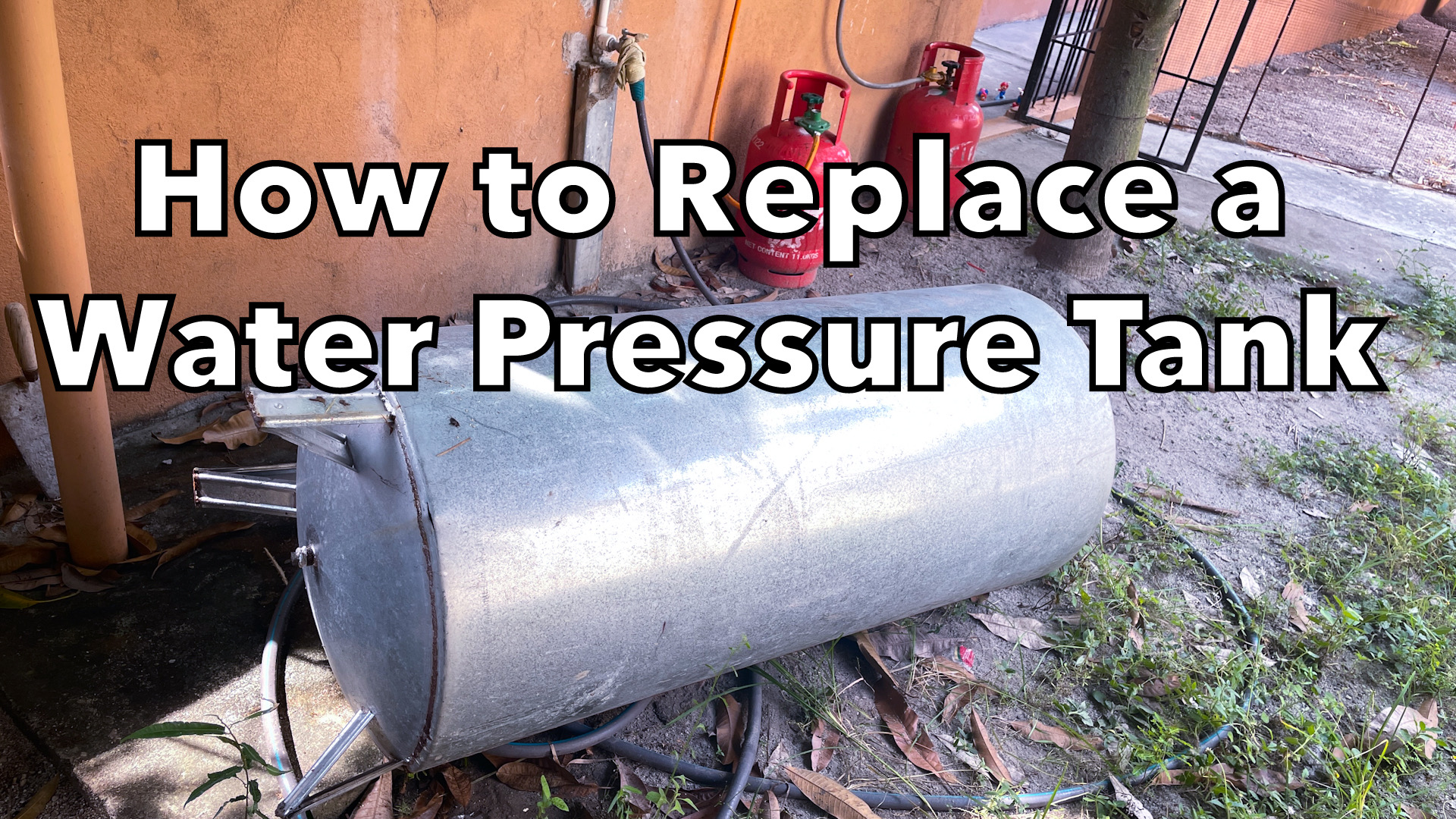 Philippines Lifestyle... Changing Out a Water Pressure Tank and