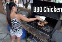 Philippines Lifestyle… Barbecue Chicken on the Grill for Supper Philippines Lifestyle... Barbecue Chicken and Corn on the Cob for Supper