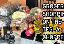 Grocery Shopping on the Tesla Chopper at Angeles City Public Market Grocery Shopping on the Tesla Chopper at Angeles City Public Market