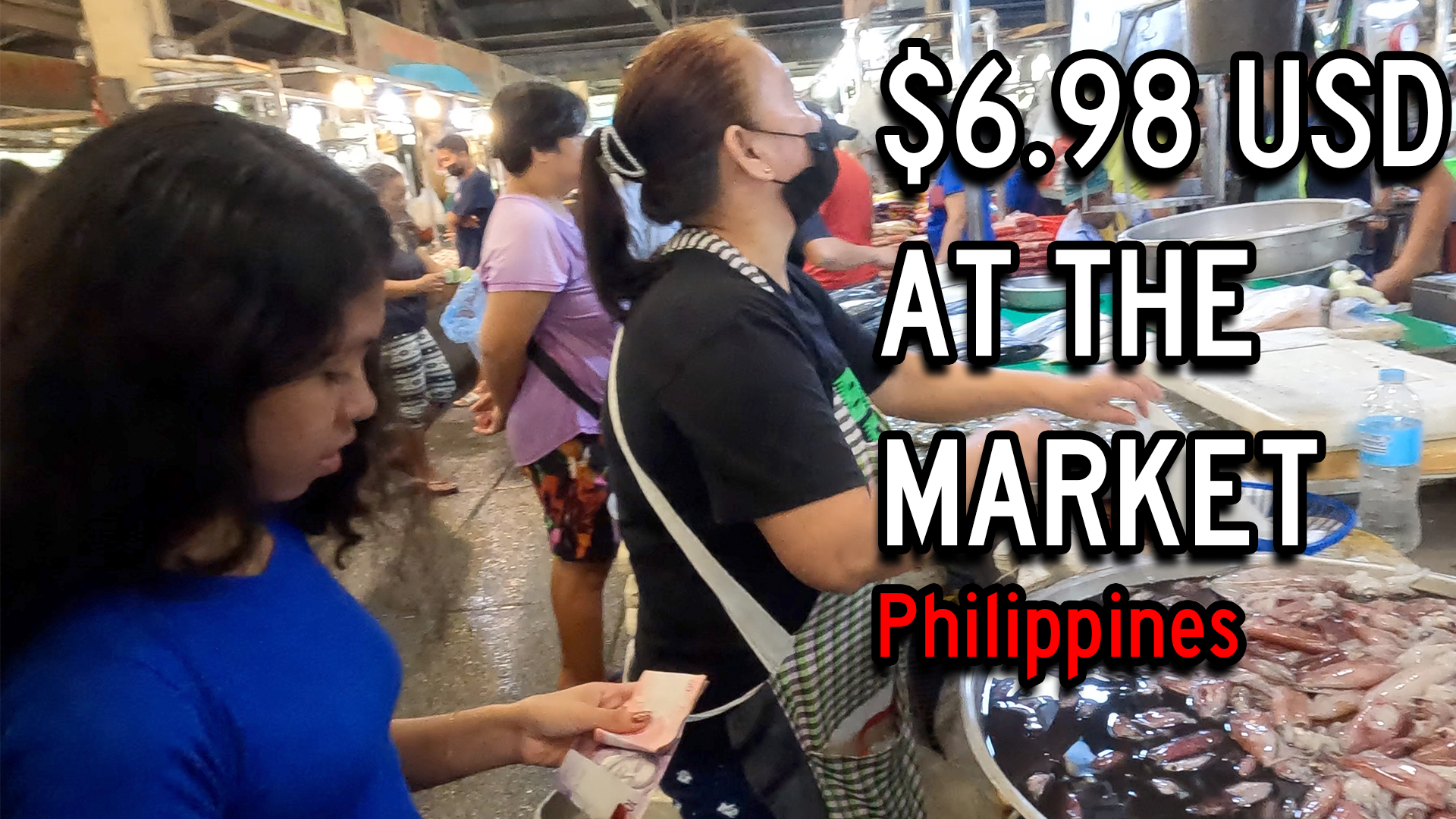 400 Pesos Fish Market Challenge! What Will the Ladies Buy?