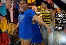 Fatima Searches the Market for One Last Item & FORGETS THE PAINT for Forrest G.’s Craft Project! Philippines Lifestyle Filipina Wife Shopping in the Rain