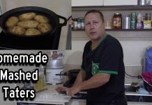 Old Single Dad Makes Homemade Mashed Potatoes with Available Ingredients Old Single Dad Makes Homemade Mashed Potatoes with Available Ingredients