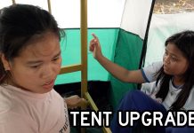 Filipinas DAMAGE Tent While Installing New Bedroom Furniture! Filipinas DAMAGE Tent While Installing New Bedroom Furniture!