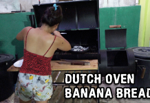 Philippines Lifestyle – Kalamansi Helps A Puppy, Care Package From Viewer, and Fatima Bakes Banana Bread in the Barbecue Grill! Philippines Lifestyle Baking Banana Bread in the Grill