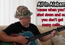 Life’s About Alabama and Montana… Acoustic Guitar Session All in Alabama Hank Williams, Jr. Acoustic Guitar