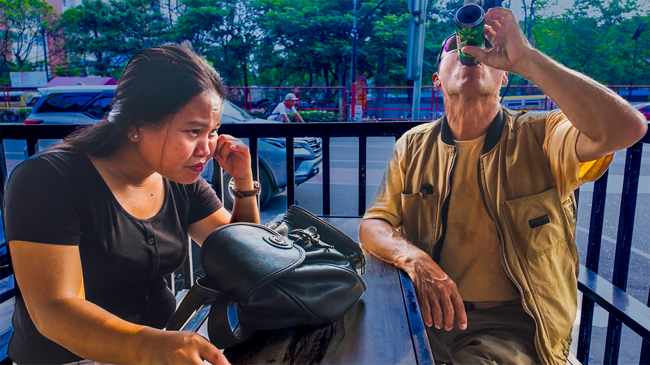 Filipina Wife Has To Pay on Breakfast Date