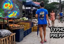 Fatima Spends $4.97 On Vegetables Before Typhoon Betty Hits! Angeles City Philippines Typhoon Betty Fatima Buys Vegetables