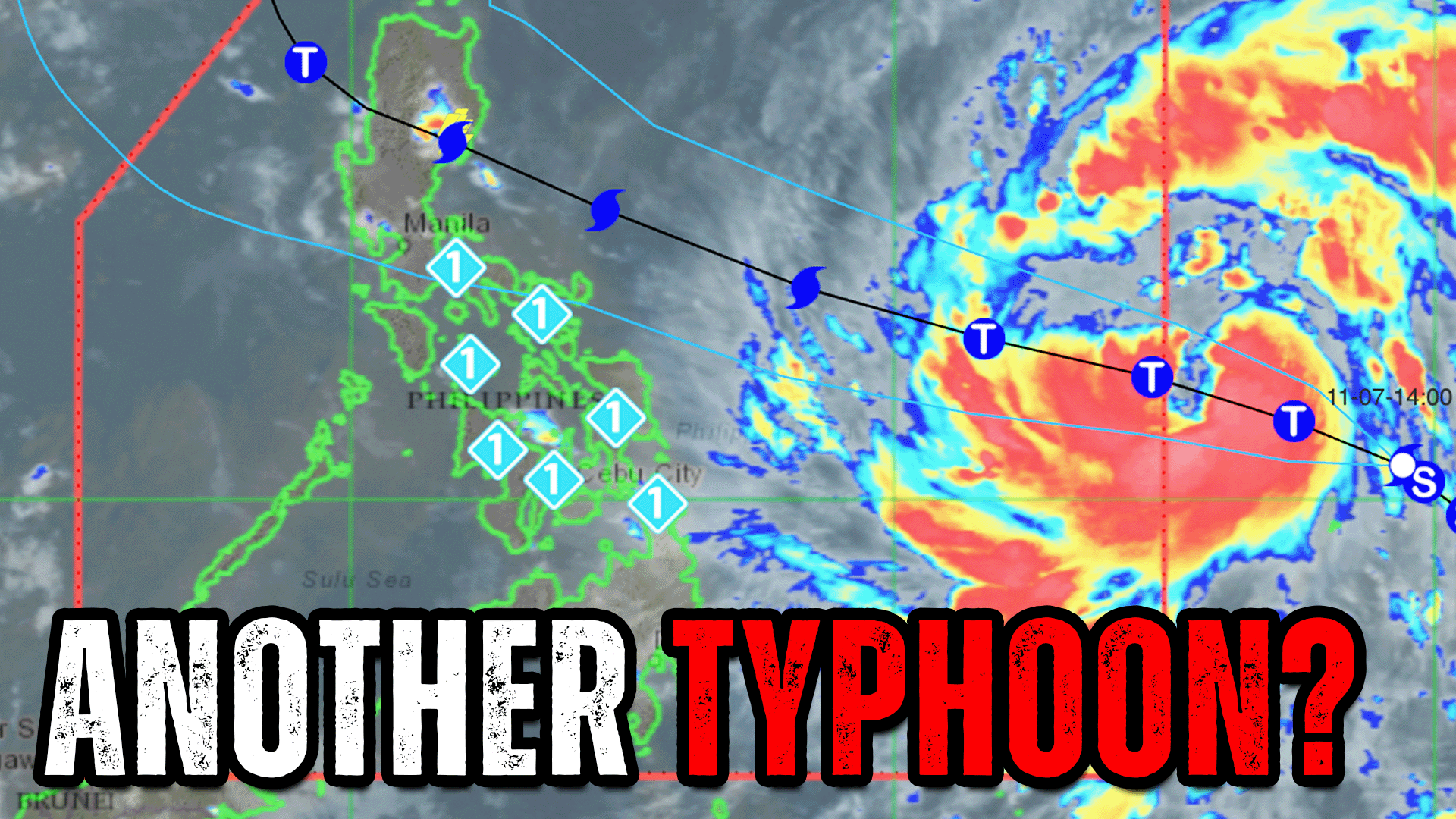Another Typhoon Uwan Angeles City Philippines
