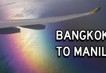 Bangkok to Manila – Great Flight but LONG Bus Ride to Angeles City Bangkok, Thailand to Manila, Philippines