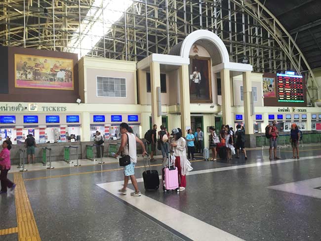 Bangkok Train Station Thailand Ticketing