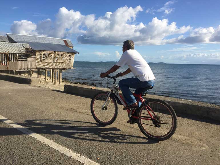 Calbayog, Philippines - Western Samar - Riding Bicycle