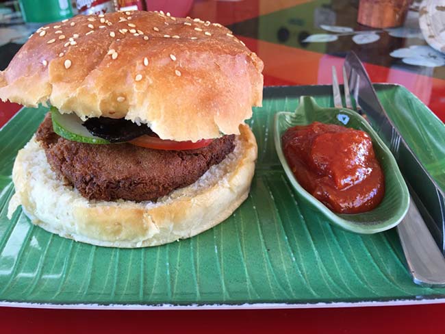 Coco Loco Anda Bohol Philippines Bar Restaurant Coconut Burger