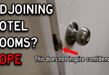 I Don’t Trust Adjoining Hotel Rooms. Especially This One. I Don't Trust Adjoining Hotel Rooms, Especially This One.