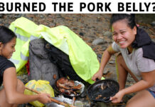 Cooking Pork Belly Over Camp Fire – River Camping Part 3 Cooking Pork Belly Over Camp Fire - River Camping Part 3