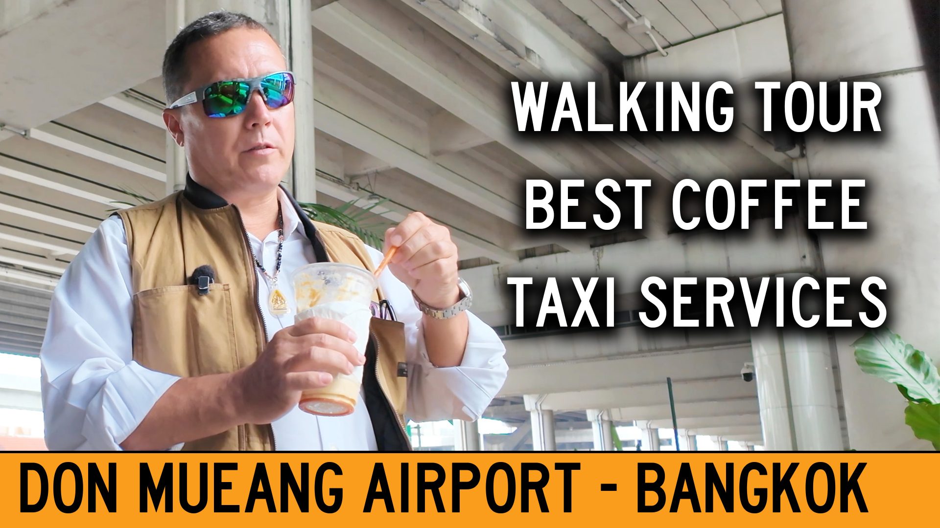 Don Mueang International Airport Bangkok - Walking Tour, Taxi Info, & 7-11 Coffee Much Cheaper Than Starbucks