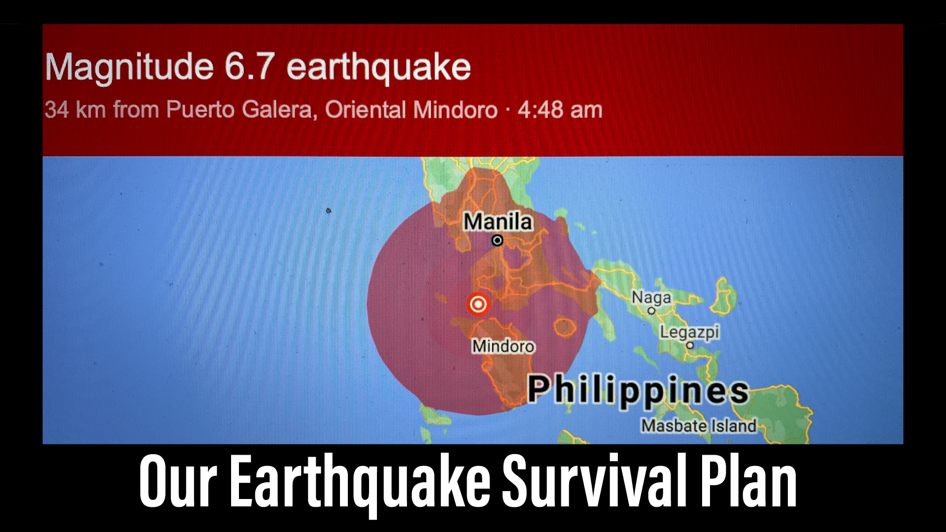 Woke Up to a 6.7 Earthquake During Typhoon Fabian in the ...