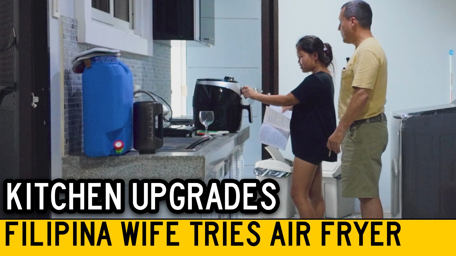 Filipina Wife Cooks With Air Fryer For First Time