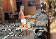 Filipina Wife BURNS the BBQ Chicken Wings (AGAIN) PLUS a NEW Coffee Pot for the Camp Fire Filipina Wife Burns the BBQ Chicken Wings