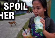 Filipina Wife Enjoys 2 Hamburgers and Fries for $2.21 USD! Filipina Wife Enjoys 2 Hamburgers and Fries for 125 Pesos