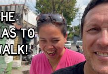 5% Power on the Tesla Chopper in the Heat of the Day! Filipina Wife Has to Walk Uphill After Electric Trike Loses Full Power