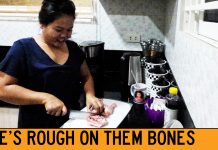 Fatima Makes Chicken Bone-Fragment Soup, Supervises The Kids, and Takes Out The Trash Filipina Wife Makes Chicken Bone Fragment Soup
