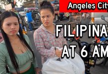 Philippines Lifestyle… Woke Up 2 Sleepy Filipinas for Early-Morning Vegetable Shopping! Filipinas at 6 in the Morning