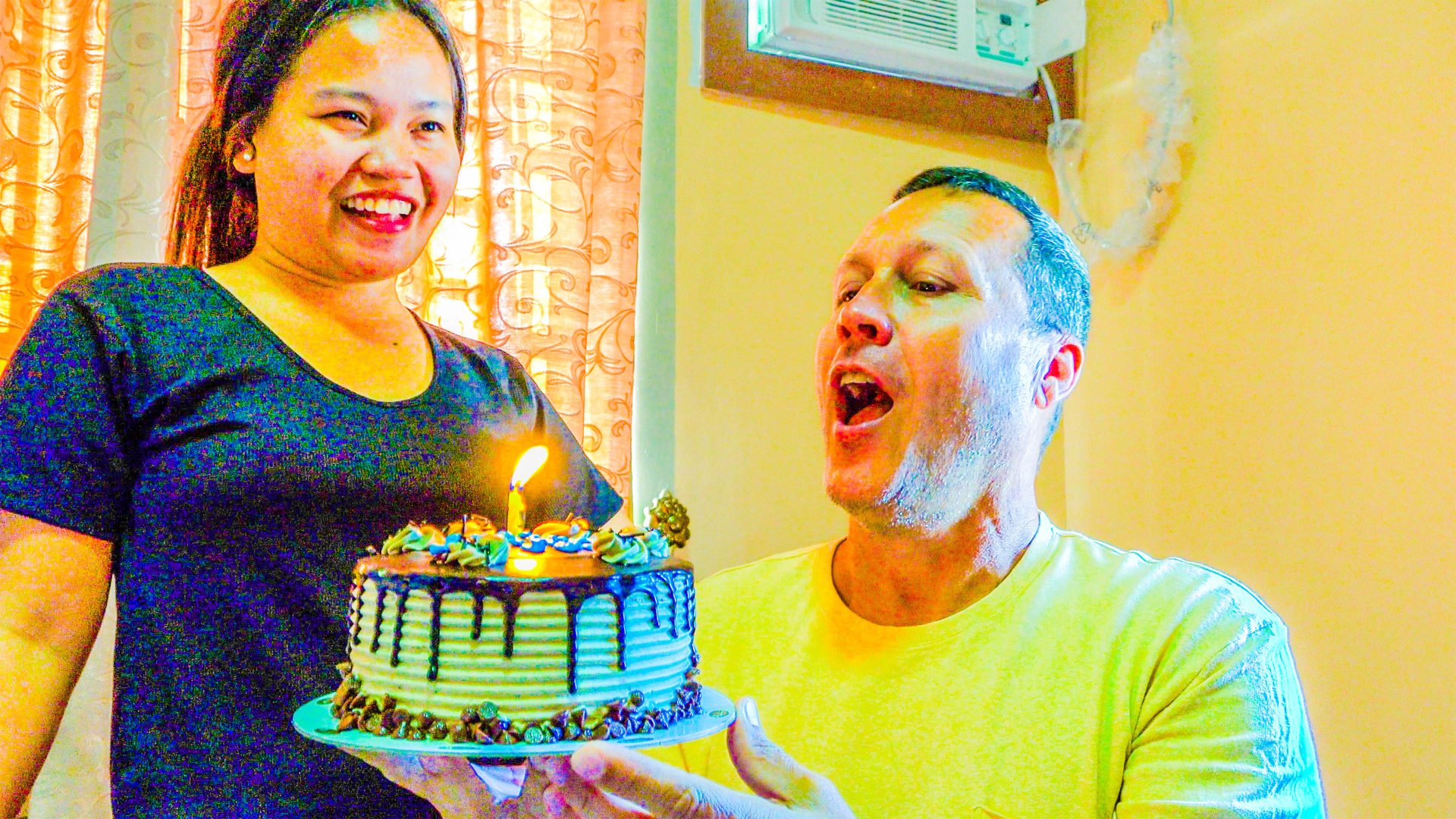 Foreign Guy Shocked At Surprise Birthday Party. I Wasn't Expecting This