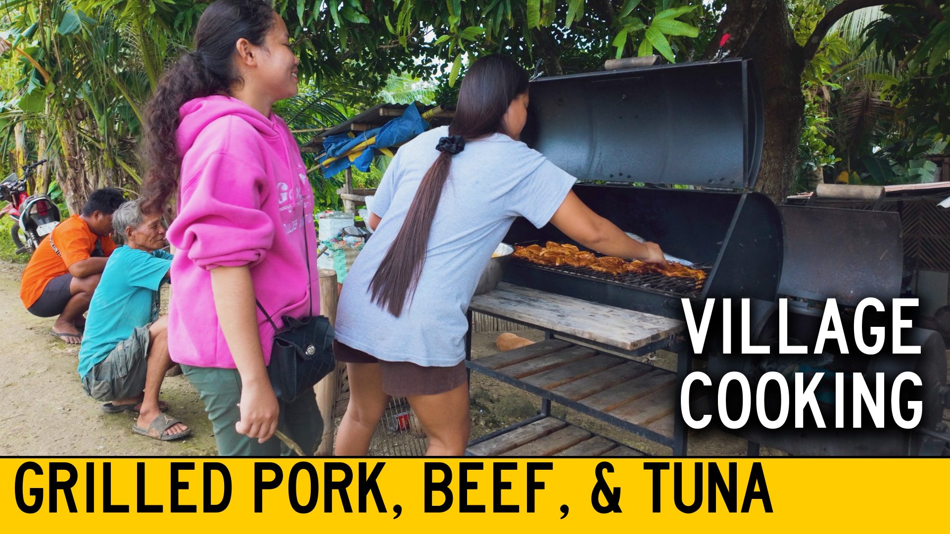 Our Last Family Day in Fatima's Village! We're Cooking Pork, Beef, & Fish