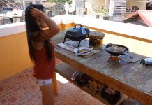 LOCKDOWN DAY 74 – Fried Fish for Breakfast & Pork Chops for Dinner Helen of Troy Cooking Fried Fish