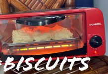 I’m Making Homemade Biscuits in My NEW $21 USD Heavy-Duty Commercial Baking Oven – THE CAMEL Camel WM-600 Baking Oven 6L 650 Watt Red 15 Minute Timer Stainless