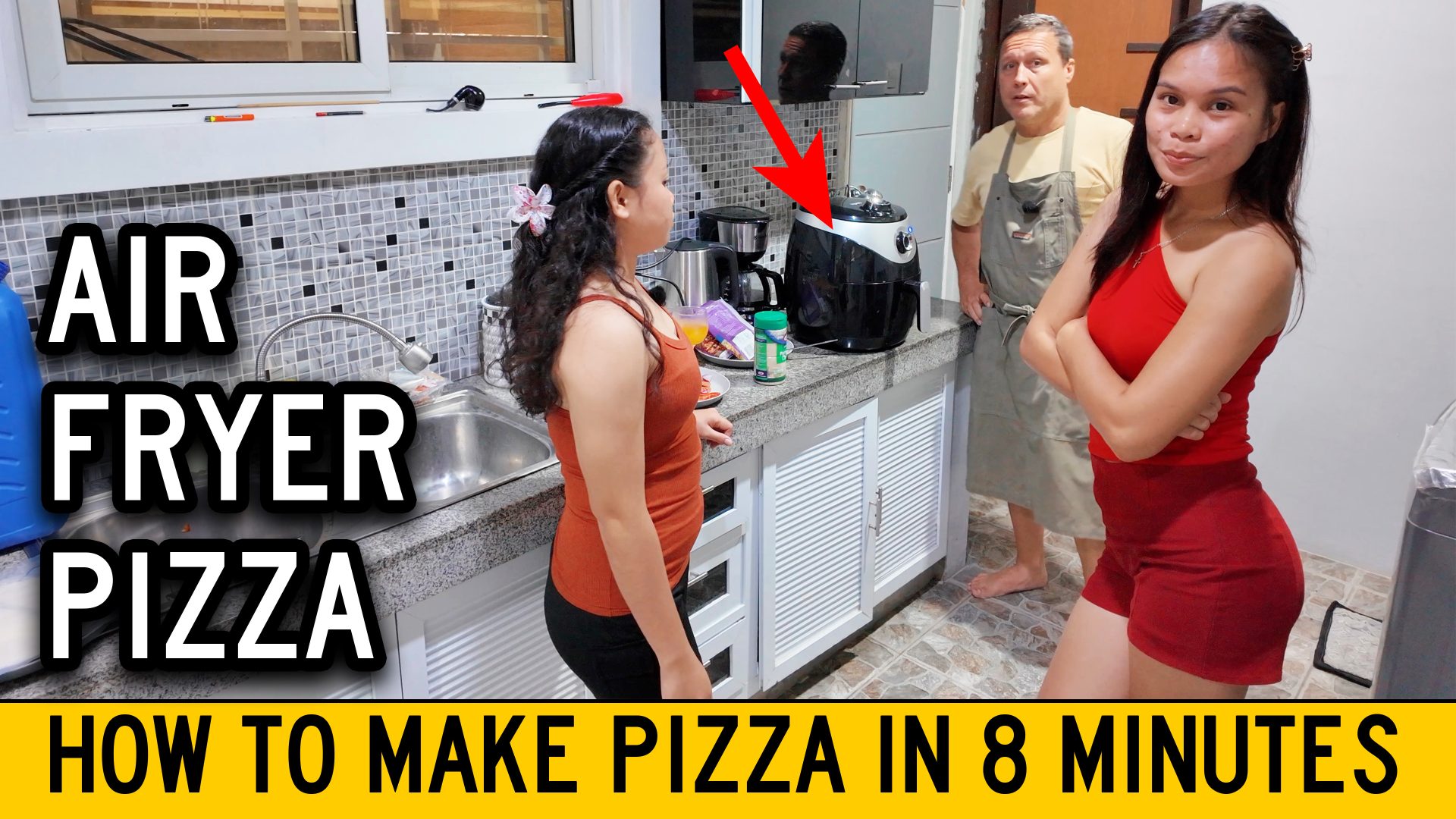 How To Cook Pizza in Air Fryer Filipinas Cooking