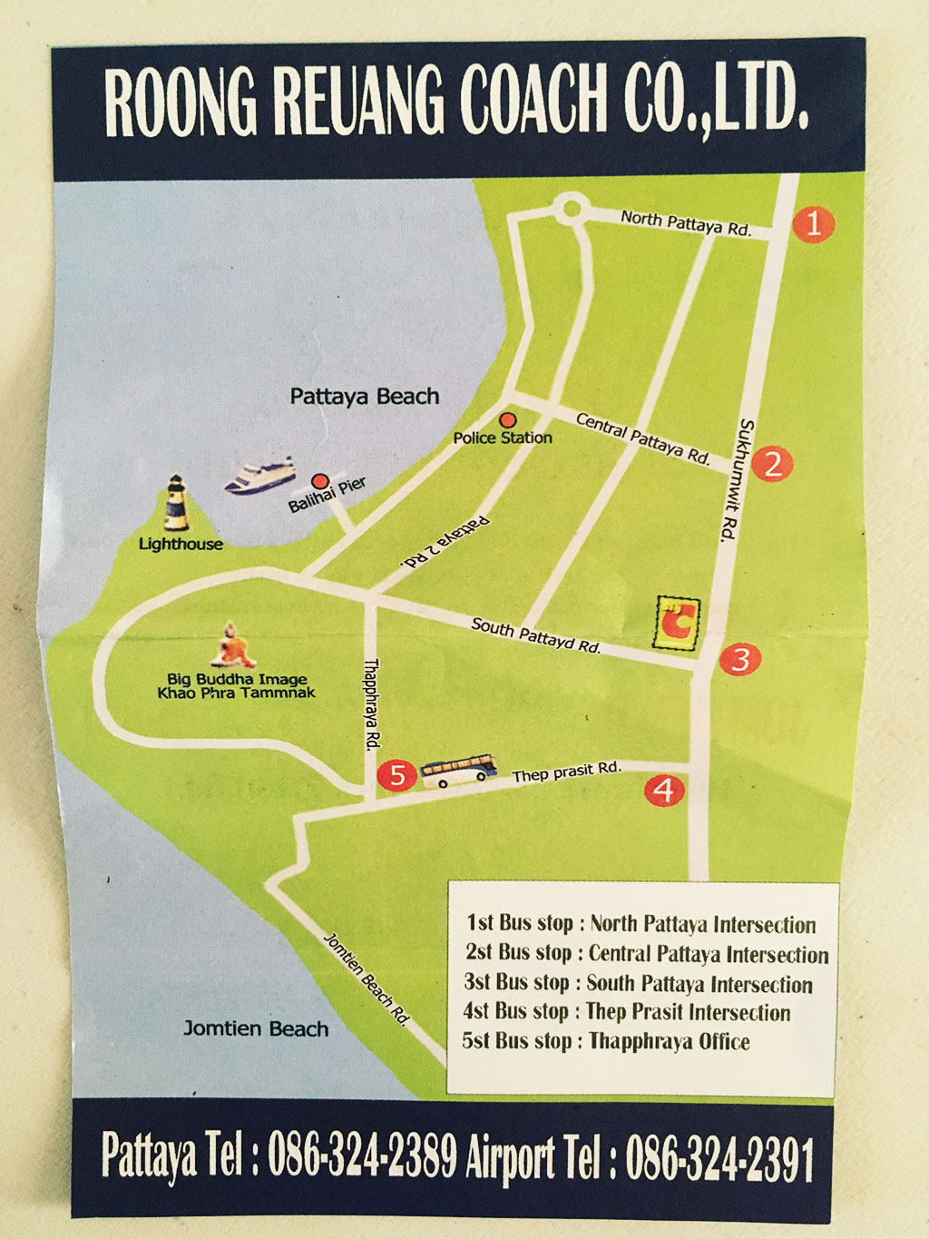 Baht bus routes pattaya