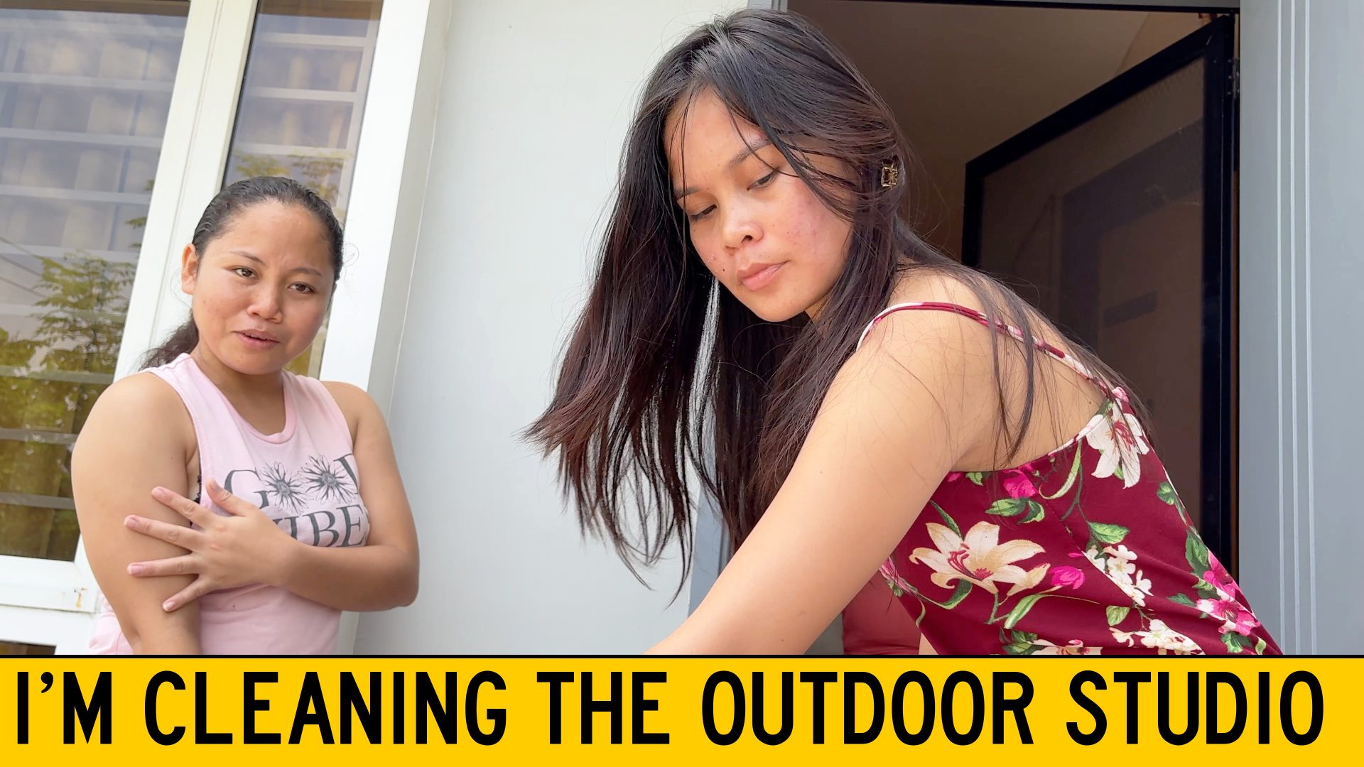 I'm Cleaning My Outdoor Studio