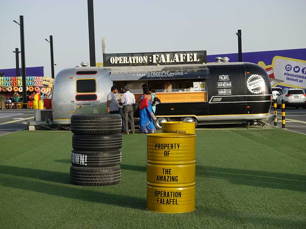 Last Exit Street Food Truck Park Dubai Abu Dhabi Operation Falafel