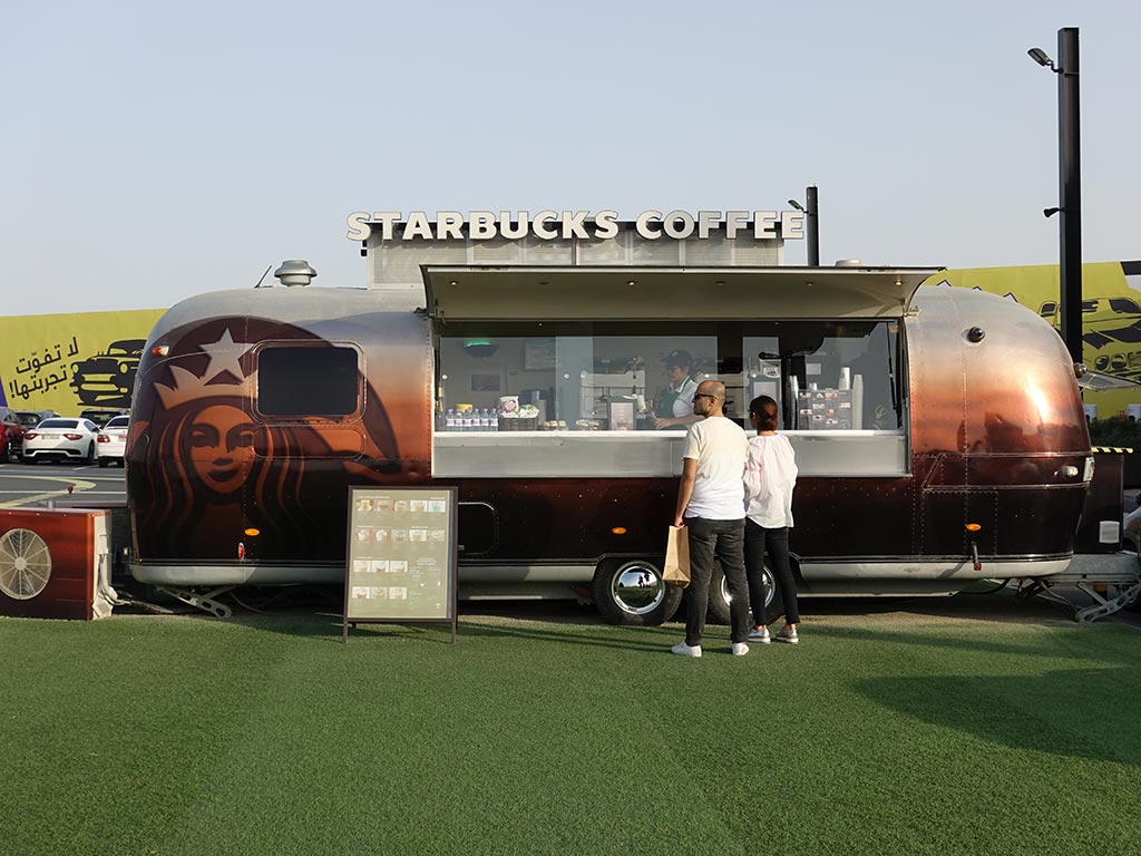 Last Exit Street Food Truck Park Dubai Abu Dhabi Starbucks Coffee