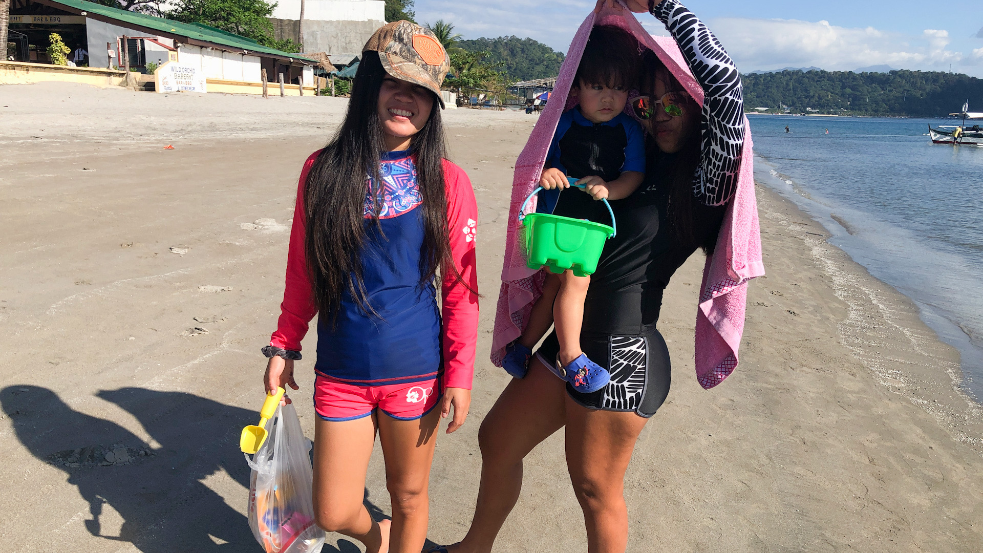 Life at Baloy Beach on the Overstay Road