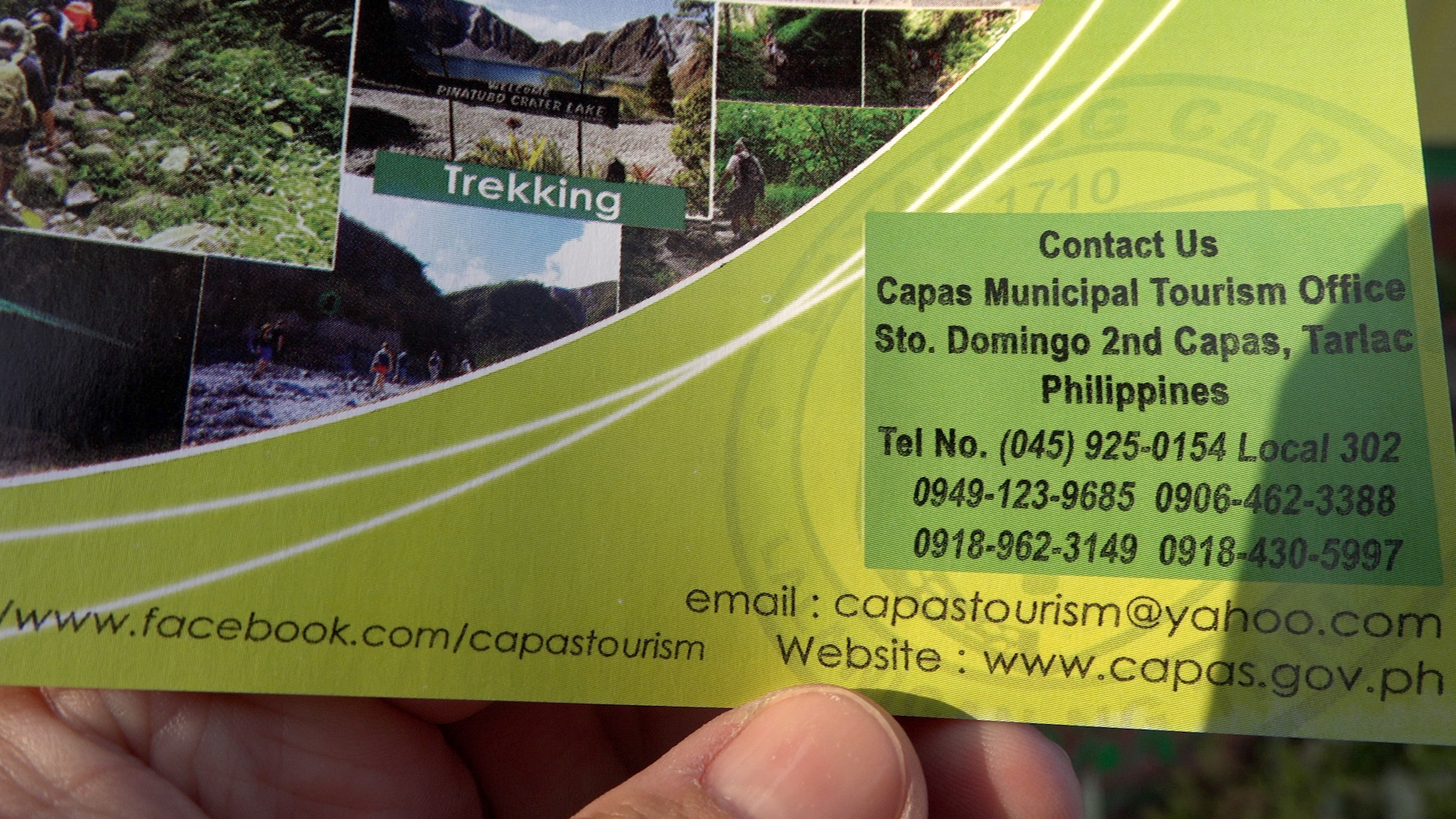 Mt. Pinatubo Hiking Tour Contact Information St. Juliana Tourism Office Phone Number Facebook Page