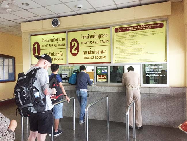 Nong Khai Train Station Thanaleng Laos Purchase Tickets