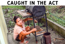 What’s She Doing To My Grill? My Grill Ain't A Greenhouse!