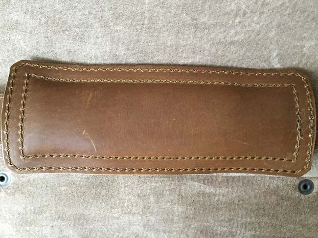 Saddleback Leather Classic Briefcase - Large - Tobacco - The Most Interesting Travel Bag - Shoulder Pad