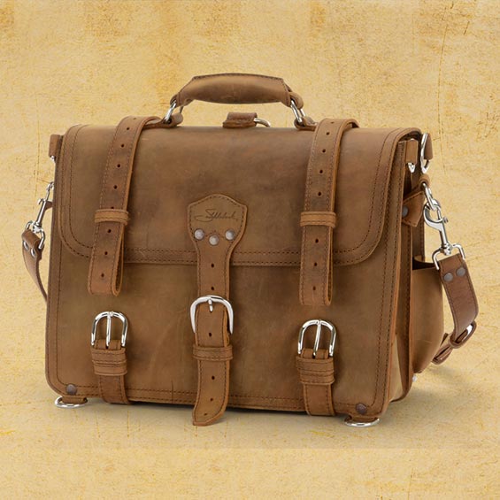 Saddleback Leather Classic Briefcase Tobacco Brown