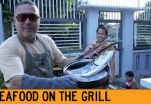 I’m Cooking Tiger Prawns and Fish on the Barbecue Grill I'm Cooking Tiger Prawns and Fish on the Barbecue Grill