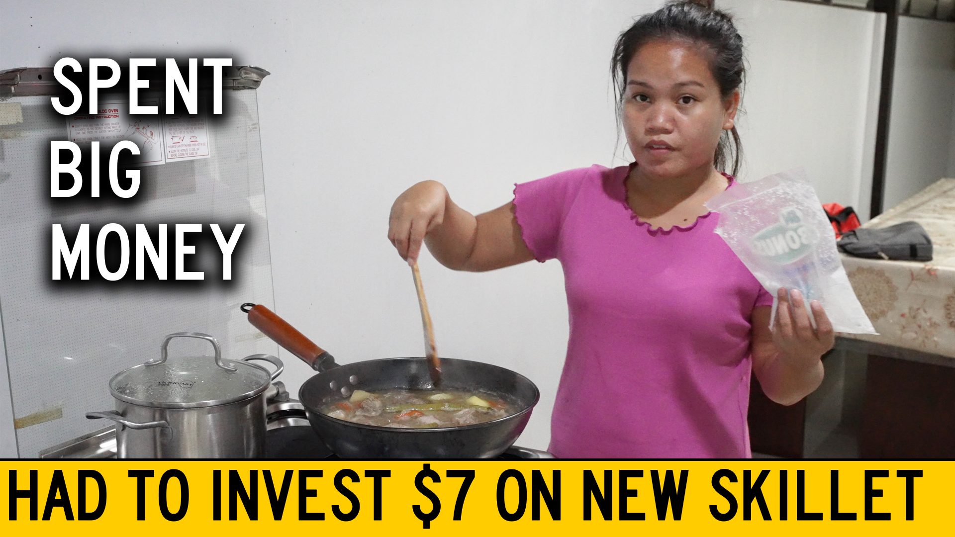 Had To Buy New Pan Because Filipinas Destroyed The Last One Cooking With A Fork & Clothes Won't Dry