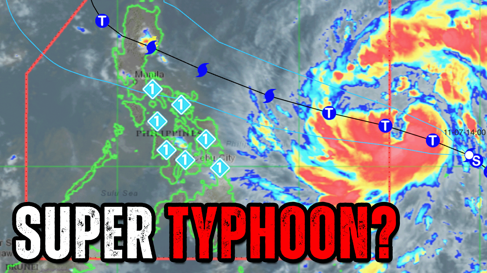 SuperSuper Typhoon Uwan Luzon Philippines