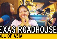 I’m Taking Fatima, Maria, and Forrest G. to Texas Roadhouse for Supper Texas Roadhouse Mall of Asia Manila Philippines