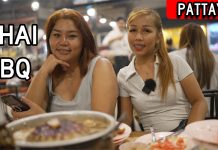 ALL YOU CAN EAT Thai Barbecue Buffet $7.54 USD! Thai Barbecue Buffet Jomtien Beach Pattaya Thailand Rom Pho Market