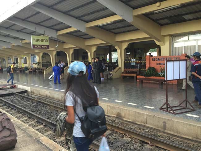 Train Bangkok to Nong Khai Thailand Nong Khai Station